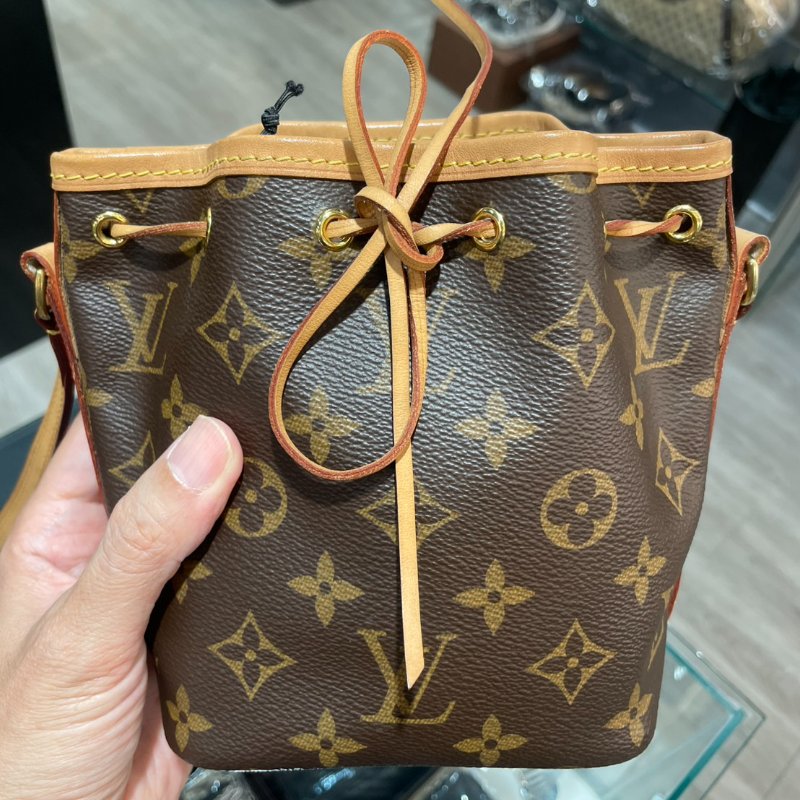LV Nano Noe 斜背包/側背包/迷你水桶包 M41346 88成新-14