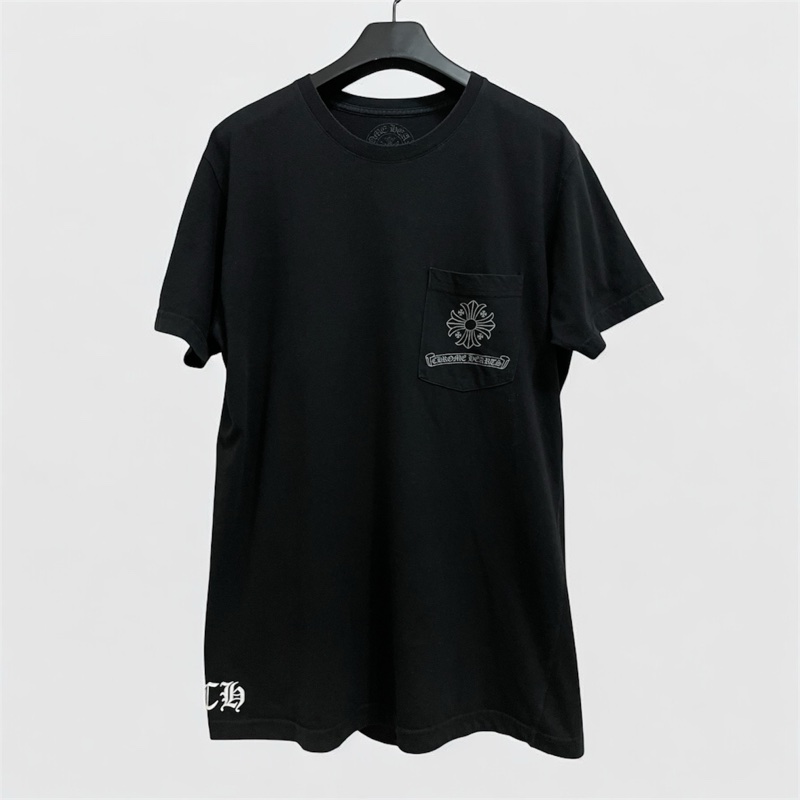Chrome Hearts 克羅心 十字口袋短袖 黑色-0