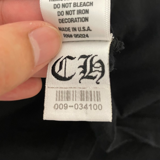 Chrome Hearts 克羅心 十字口袋短袖 黑色-11