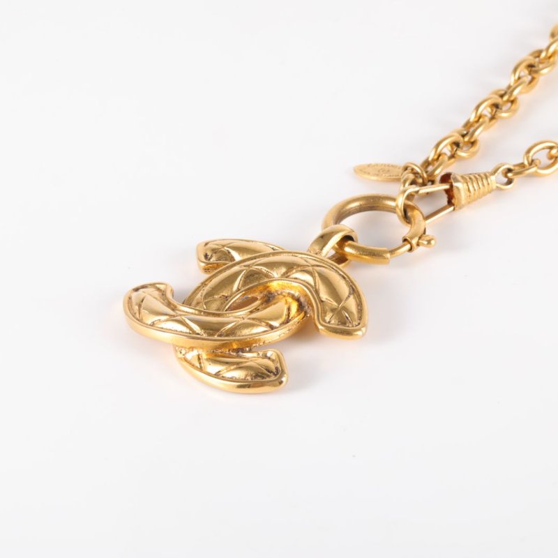 CHANEL 合金中古小鳥項鏈中號項鍊-1