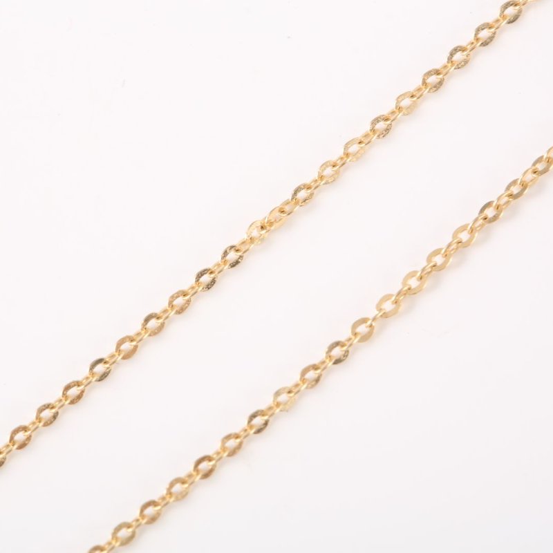 Cartier 18K黃金18K白金18K玫瑰金鑽石CartierTrinity玫瑰金黃金白金鑲鑽三環三色金項鏈///項鍊-3