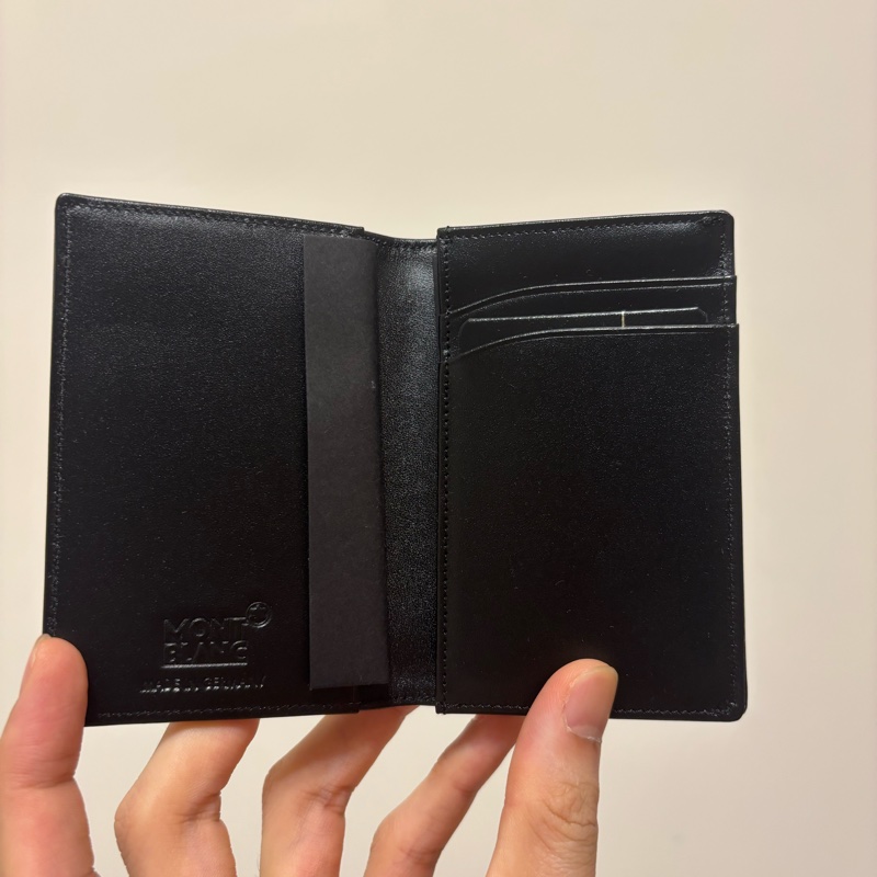 MONTBLANC 萬寶龍德國 MB 經典小牛皮名片夾 14108德國 MB名牌 知名百年品牌-3