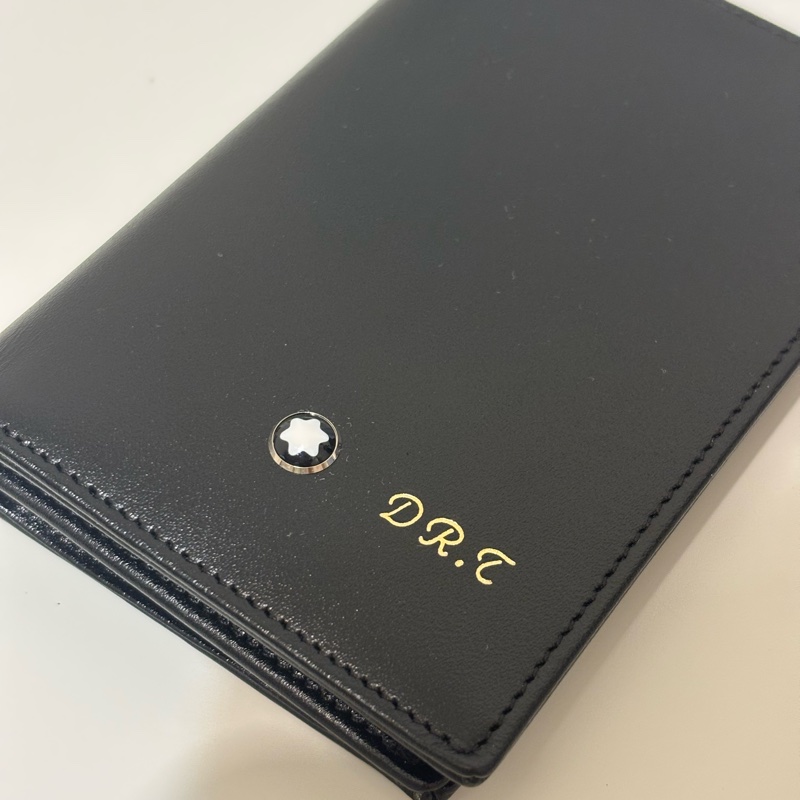 MONTBLANC 萬寶龍德國 MB 經典小牛皮名片夾 14108德國 MB名牌 知名百年品牌-11