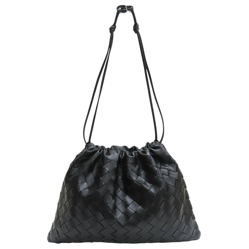 黑色牛皮 Dust 肩背包【BOTTEGA VENETA BV 寶緹嘉】-0