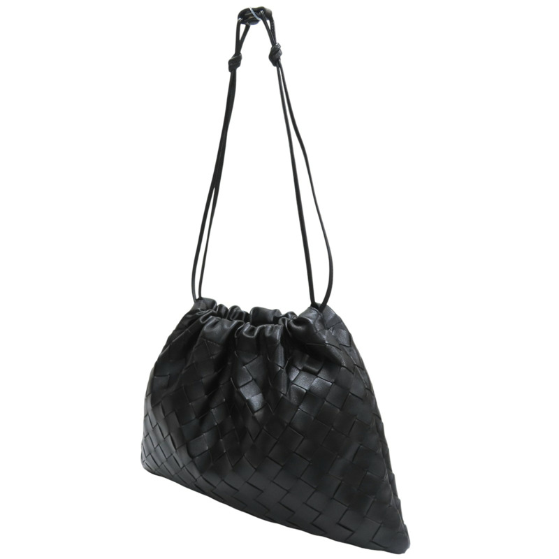 黑色牛皮 Dust 肩背包【BOTTEGA VENETA BV 寶緹嘉】-2