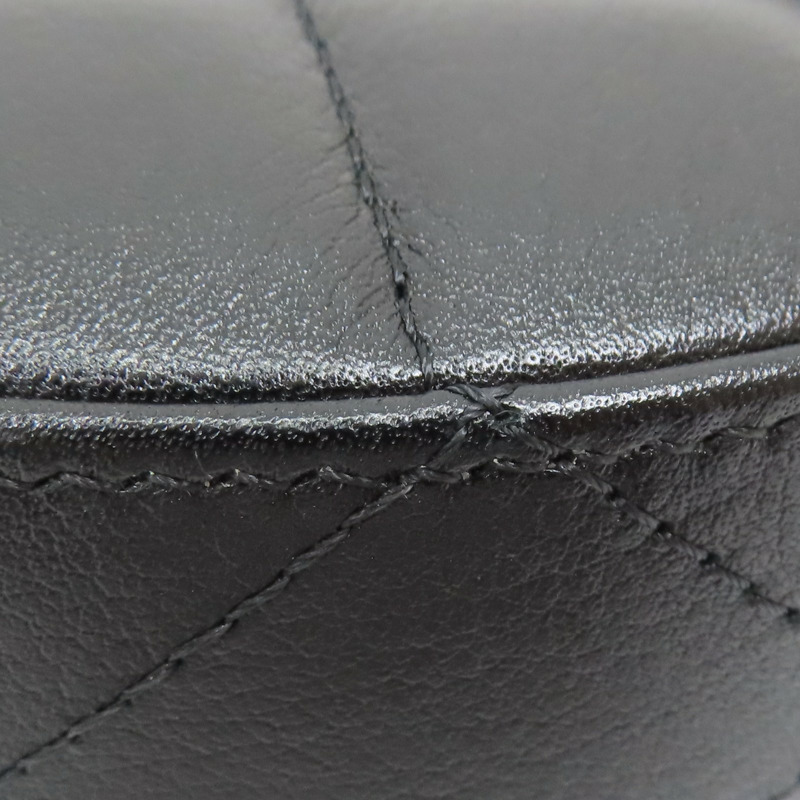 黑色 菱格紋 羊皮 圓弧 鍊帶 肩背包【CHANEL 香奈兒】 AP3367-17