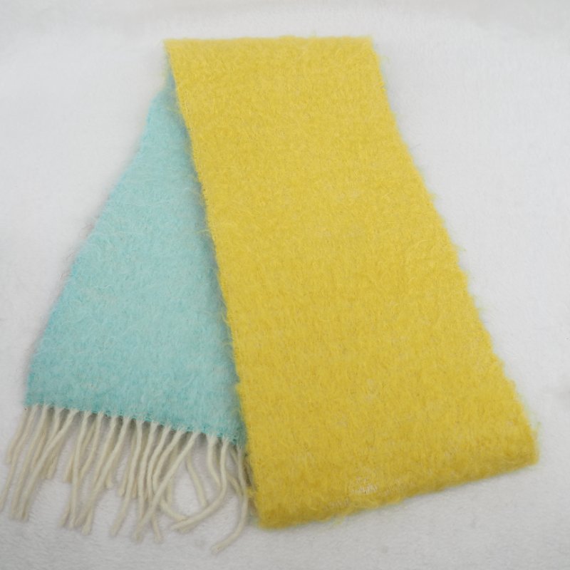 LOEWE 彩拼色圍巾-8