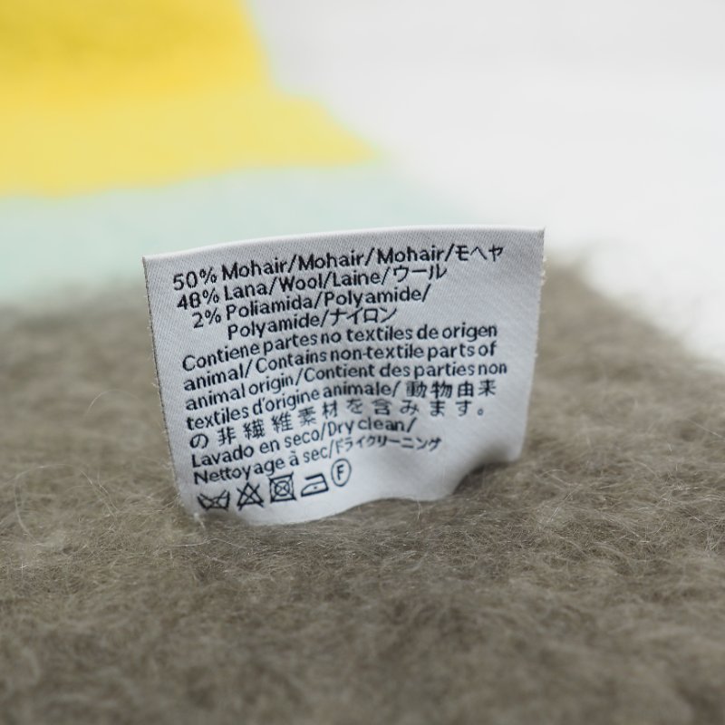 LOEWE 彩拼色圍巾-11