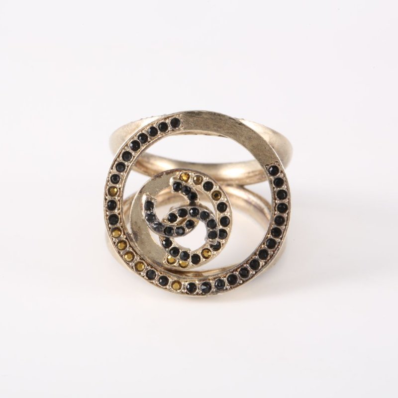 CHANEL 合金11A小香鋯石戒指53戒指-3