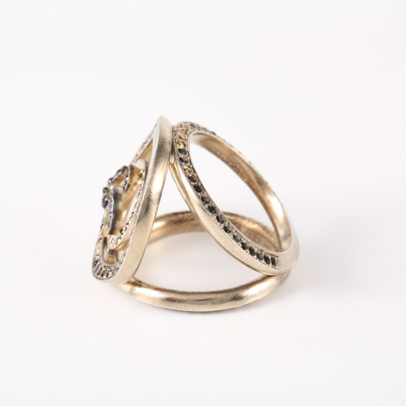 CHANEL 合金11A小香鋯石戒指53戒指-4