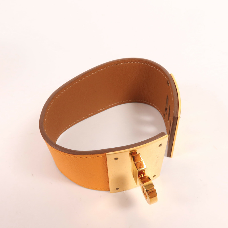 HERMES Swift皮革Kelly Dog金扣手帶-7