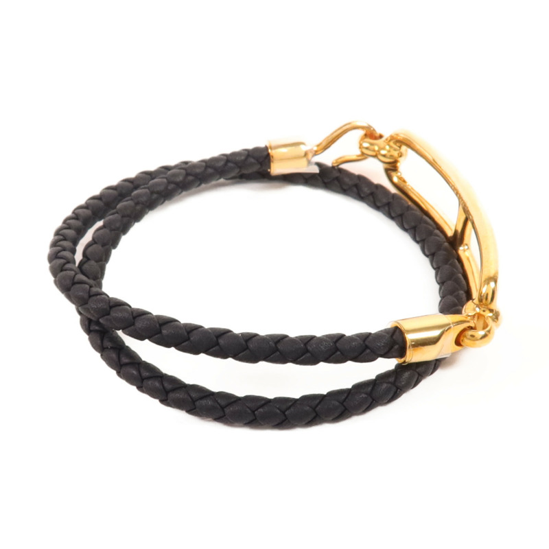 HERMES Swift皮革Roulis Double Tour金扣手鏈-2