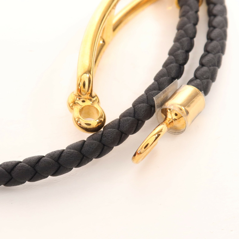 HERMES Swift皮革Roulis Double Tour金扣手鏈-5