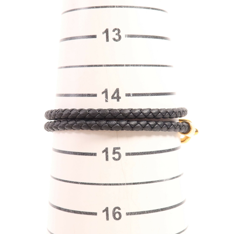 HERMES Swift皮革Roulis Double Tour金扣手鏈-7