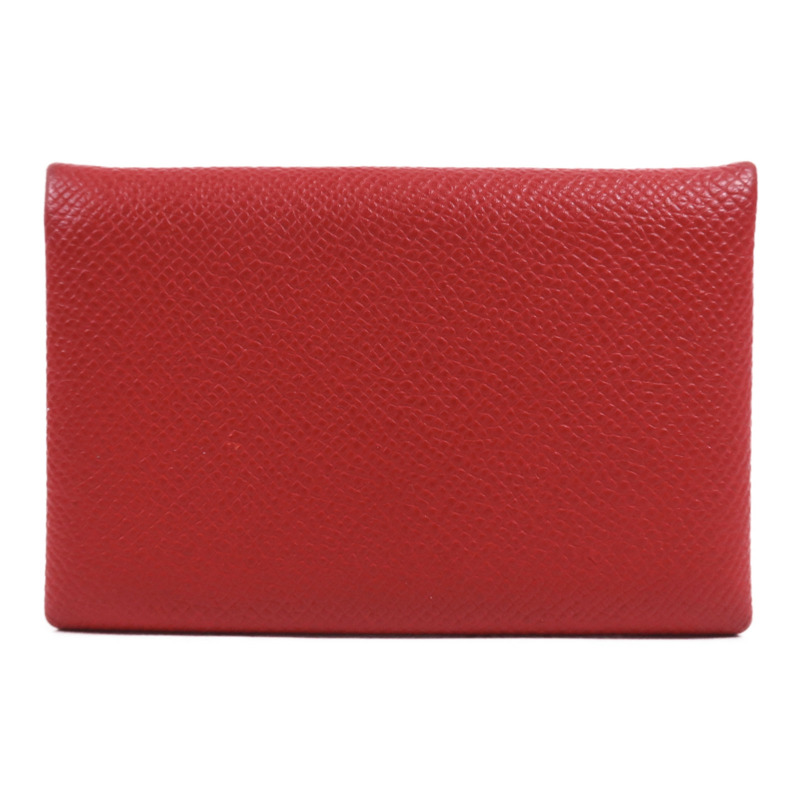 HERMES Epsom皮革Card Holder銀扣卡片套-1