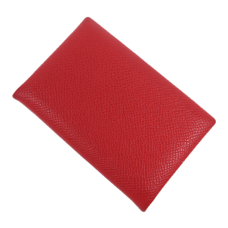 HERMES Epsom皮革Card Holder銀扣卡片套-3