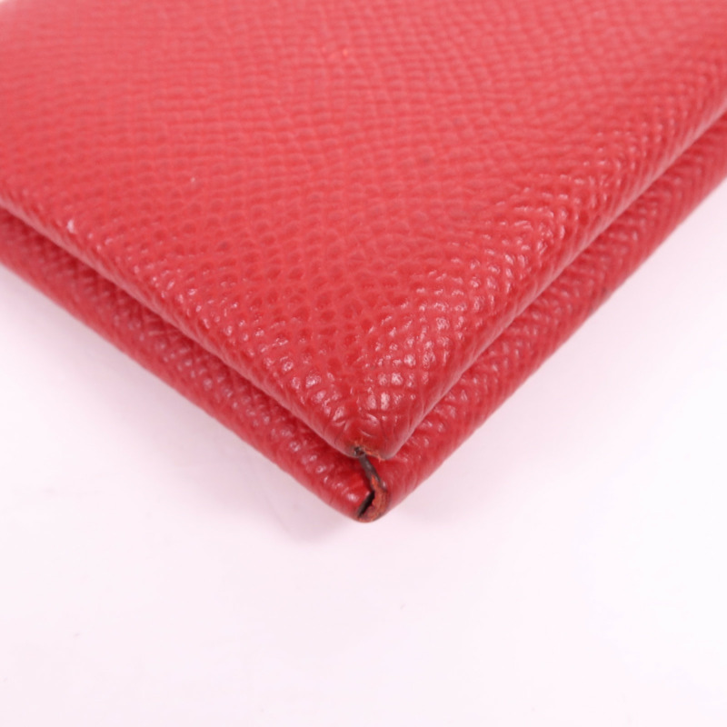 HERMES Epsom皮革Card Holder銀扣卡片套-10