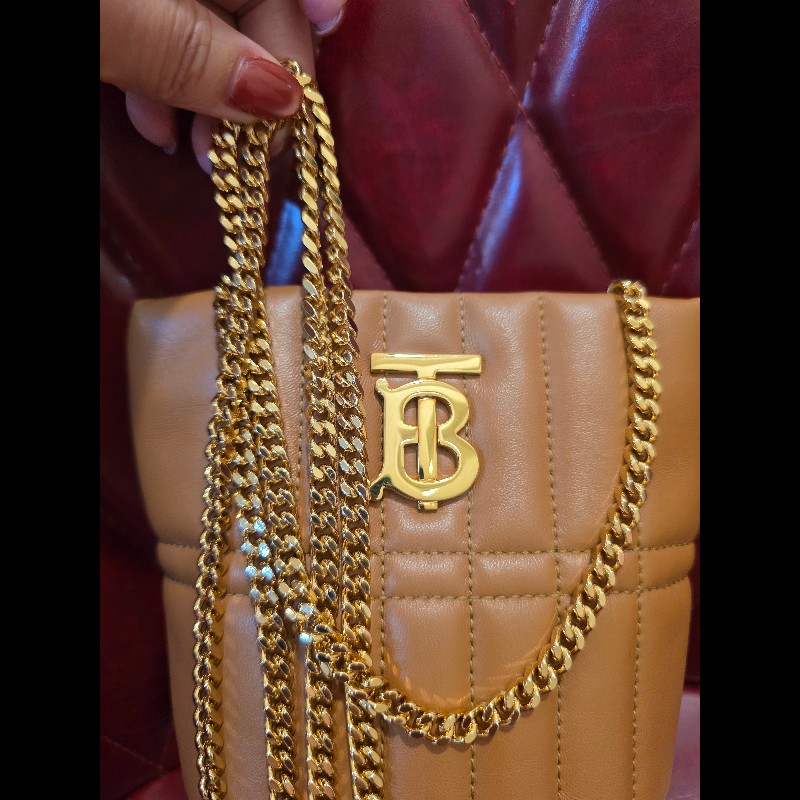 Burberry 薯條斜揹包 迷你小號-16