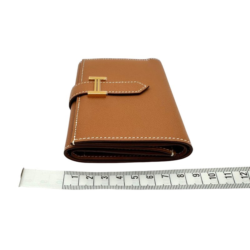 【美收精品HERMES】 棕色w刻印短夾 B-953【隔月月中將轉賣至日本 上架期限30天】-13