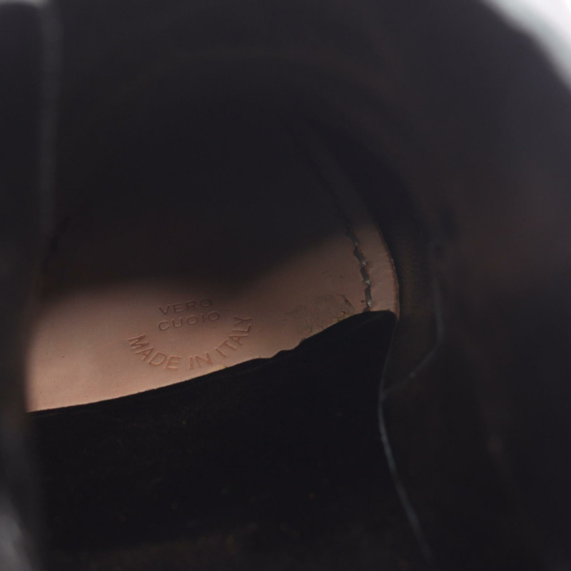 SAINT LAURENT PARIS Jopper 短靴 379762 黑色真皮 #40 二手男鞋-6