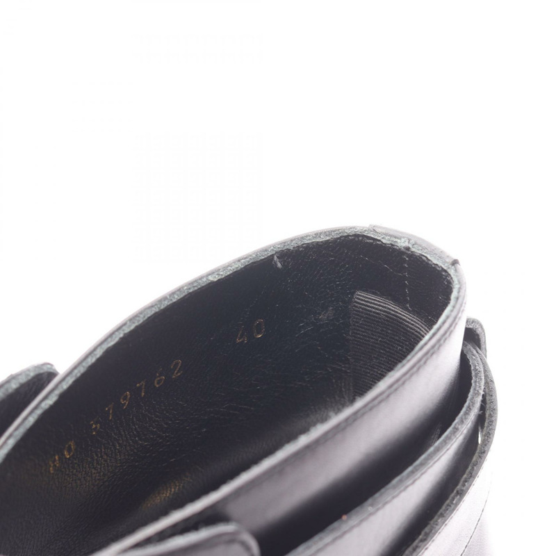 SAINT LAURENT PARIS Jopper 短靴 379762 黑色真皮 #40 二手男鞋-7