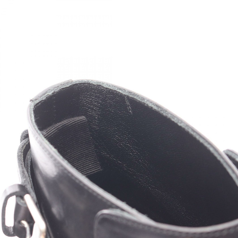 SAINT LAURENT PARIS Jopper 短靴 379762 黑色真皮 #40 二手男鞋-8