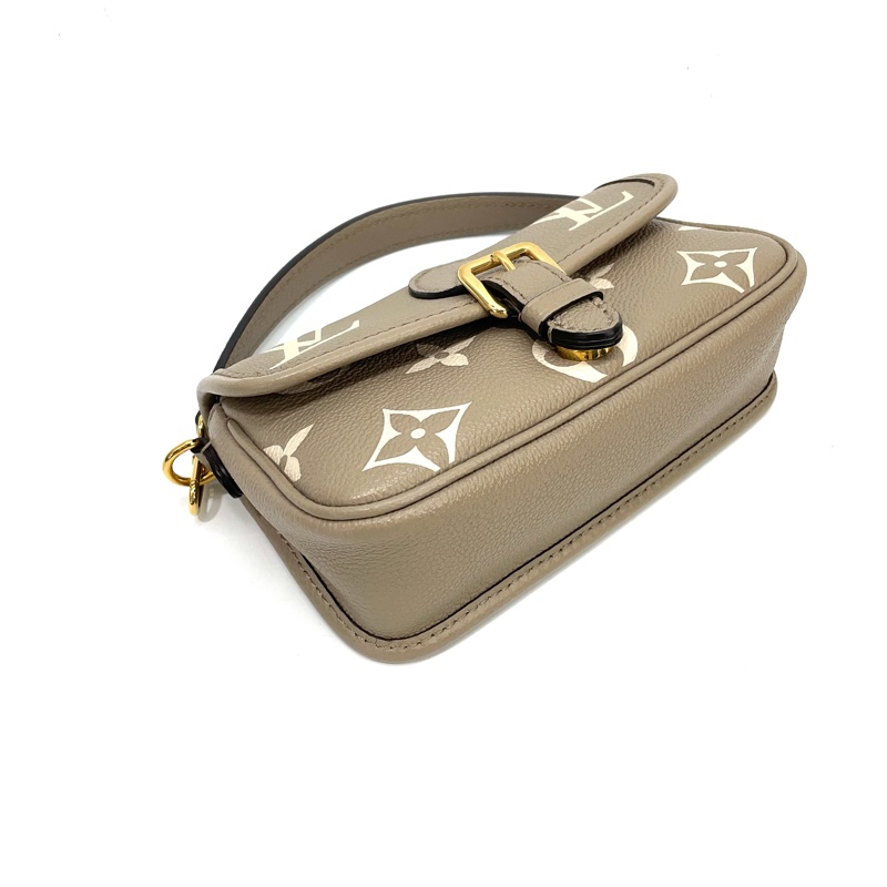 LV 斑鳩灰牛皮金釦Nano Diane手提斜背包 M83300-5