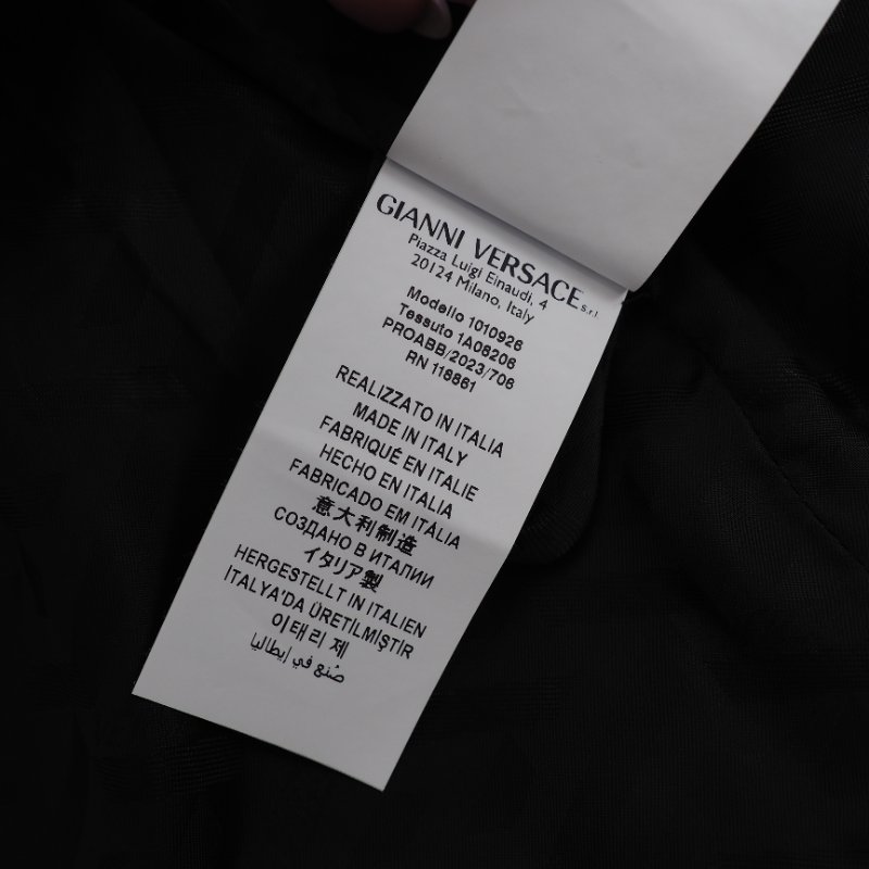 未使用 VERSACE Allover 粉紅色短裙-10