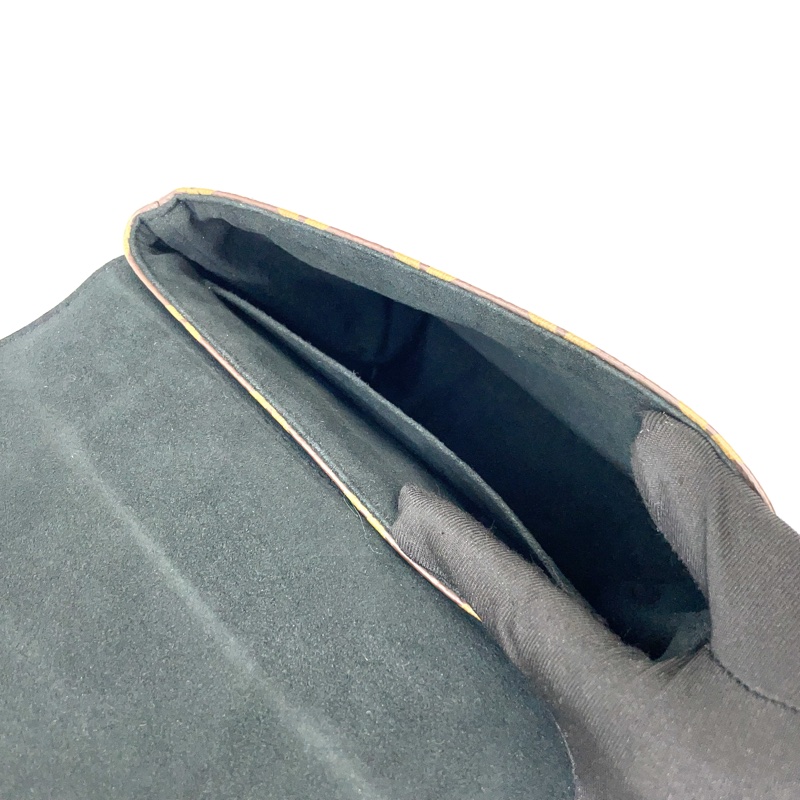 LV 原花拼黑牛皮LockyBB鎖頭手提斜背包 M44141-8