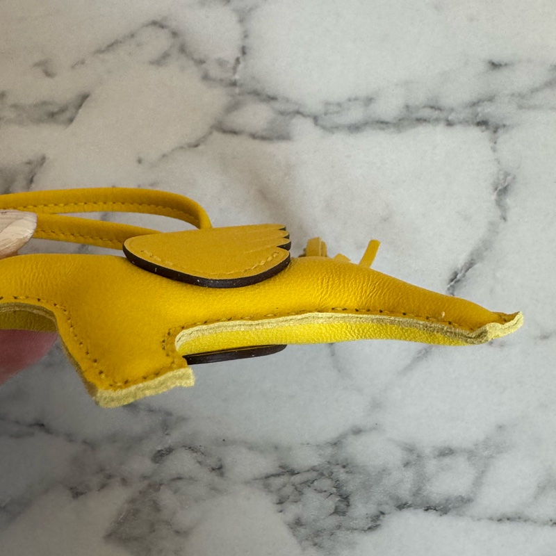 Hermes黃色小飛馬吊飾 招財小馬🐎-6