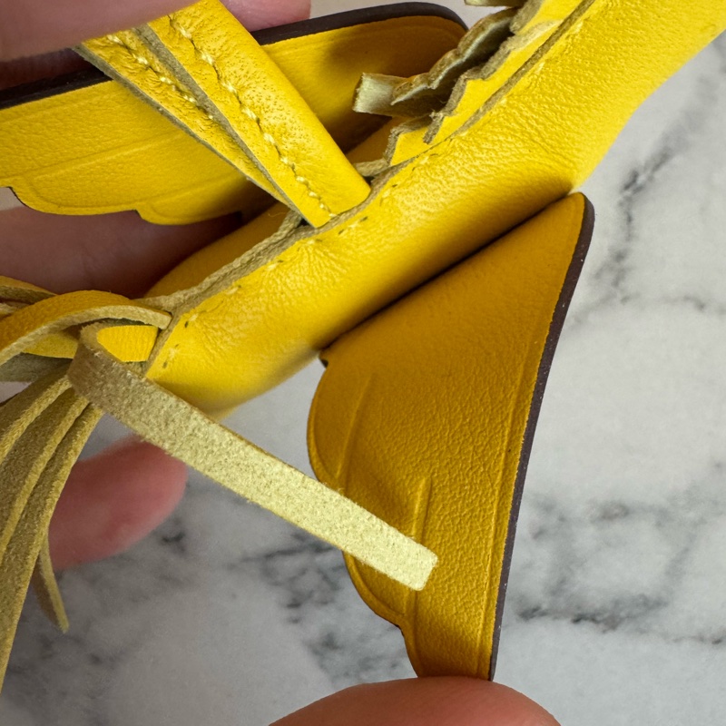 Hermes黃色小飛馬吊飾 招財小馬🐎-9