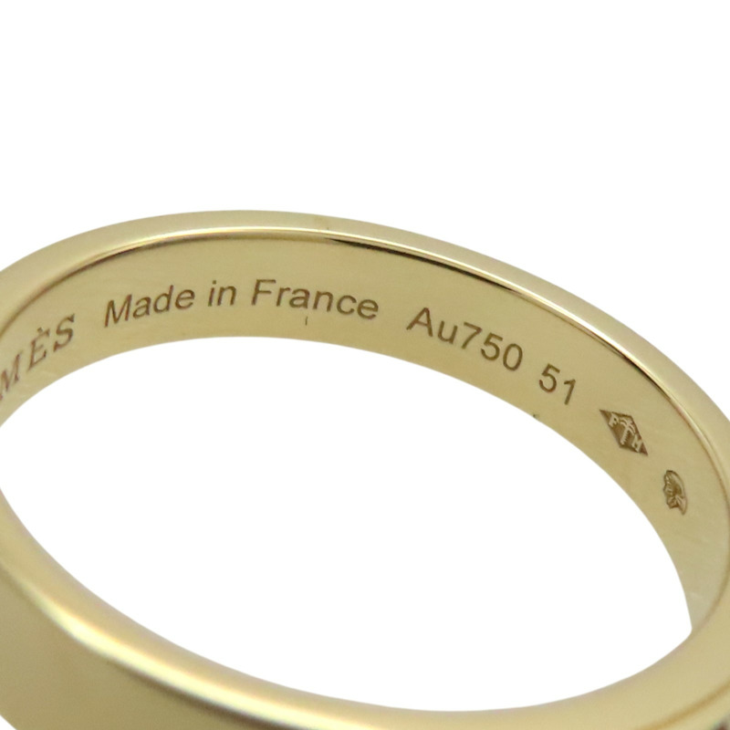 18K黃金 Kelly Small 戒指 51【HERMES 愛馬仕】 20V254064-6