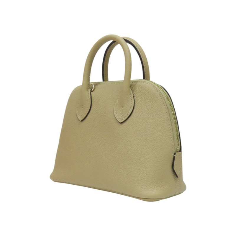 風衣灰 Evercolor 皮革 Mini bolide 柏莉包 兩用包 K刻【HERMES 愛馬仕】-2