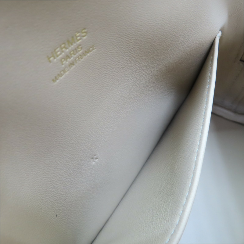 風衣灰 Evercolor 皮革 Mini bolide 柏莉包 兩用包 K刻【HERMES 愛馬仕】-6