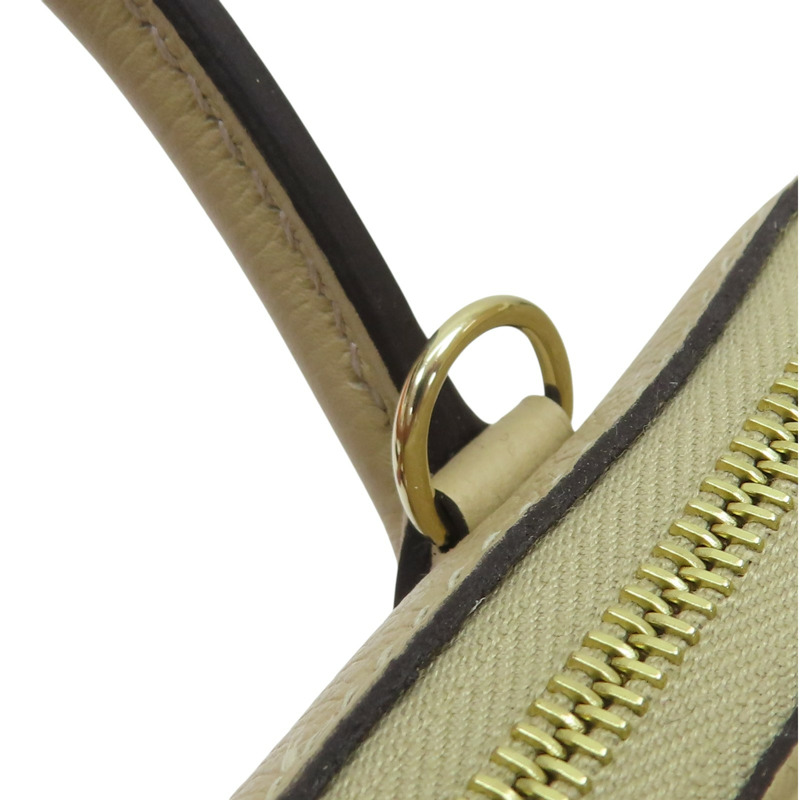 風衣灰 Evercolor 皮革 Mini bolide 柏莉包 兩用包 K刻【HERMES 愛馬仕】-12