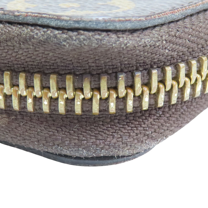 棕色 原花帆布 Clemence 拉鍊長夾 M61298【LOUIS VUITTON LV 路易威登】 M61298-11
