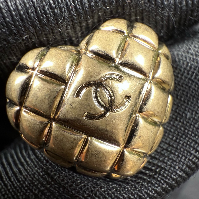 chanel 剪刀 香水 愛心 三件套胸針 21年-4