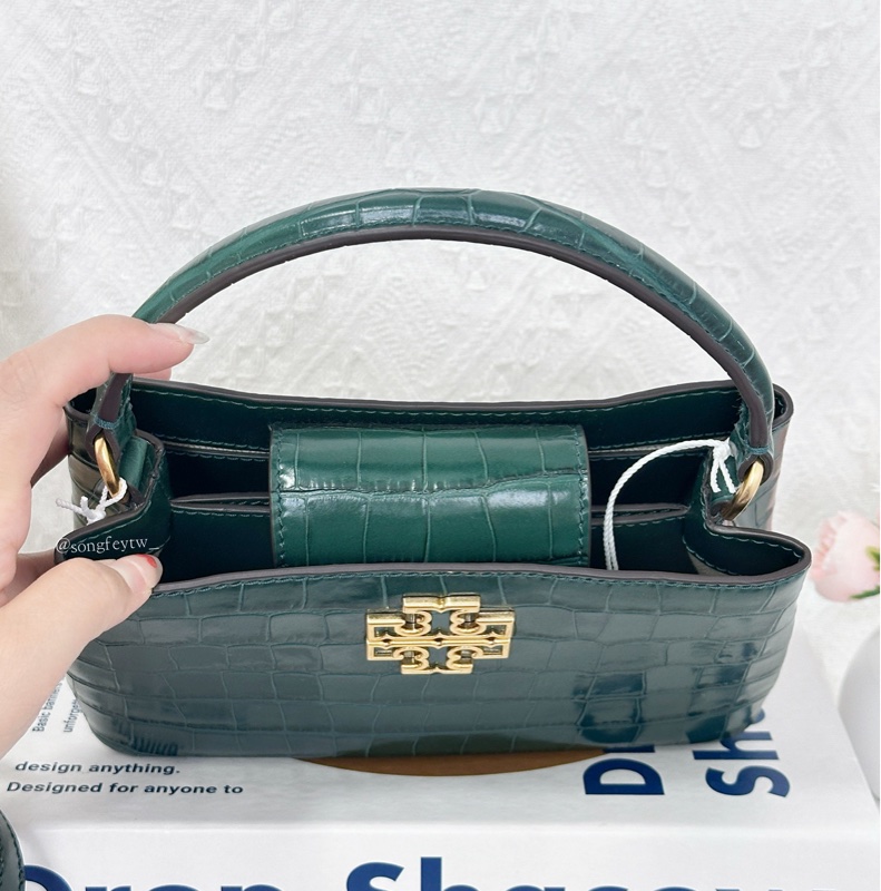 Tory Burch｜TB 大金logo 小黛妃包-3