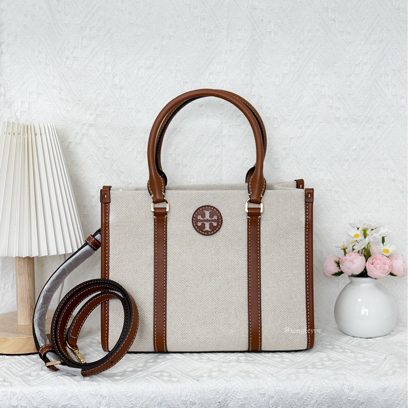 Tory Burch|TB Blake 帆布紙袋包-0