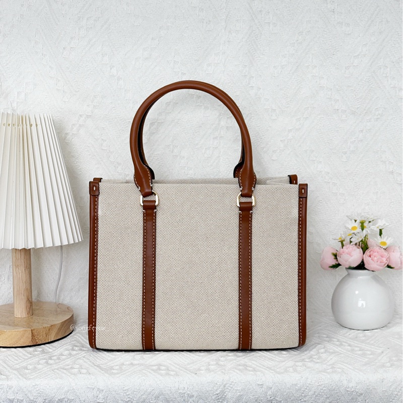 Tory Burch|TB Blake 帆布紙袋包-1