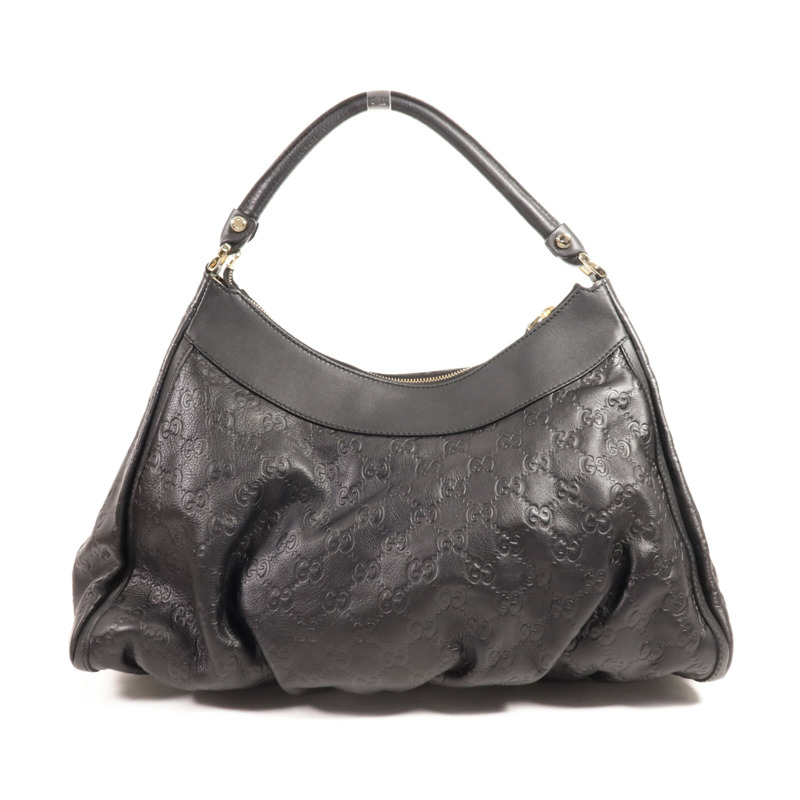 GUCCI 牛皮皮革Shoulder Bag金扣肩背袋-1