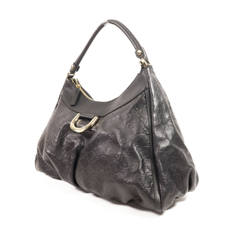 GUCCI 牛皮皮革Shoulder Bag金扣肩背袋-2