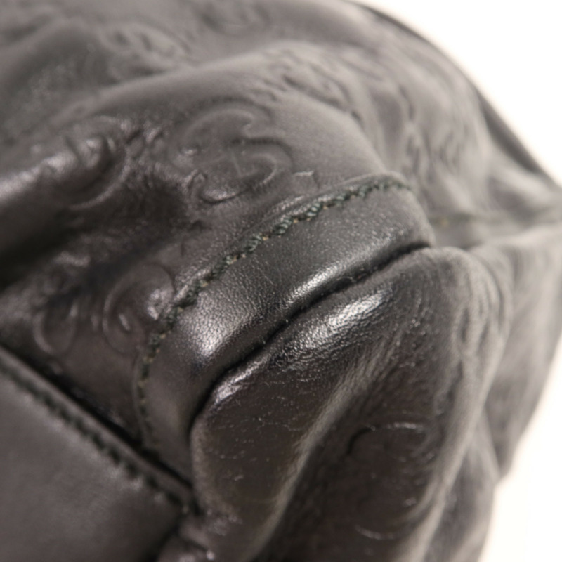 GUCCI 牛皮皮革Shoulder Bag金扣肩背袋-7