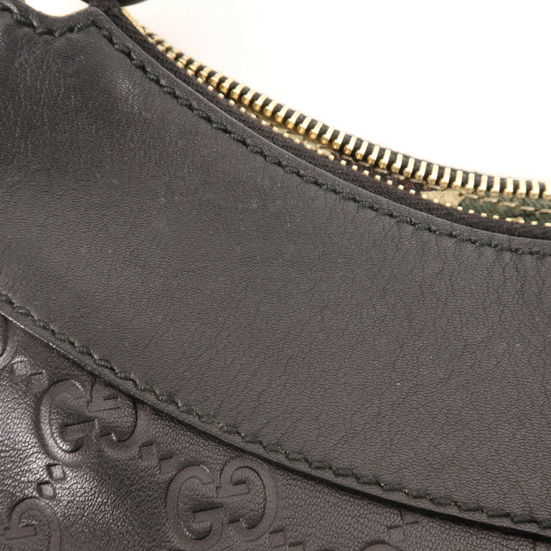 GUCCI 牛皮皮革Shoulder Bag金扣肩背袋-12