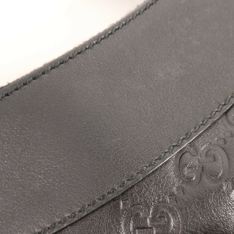 GUCCI 牛皮皮革Shoulder Bag金扣肩背袋-14