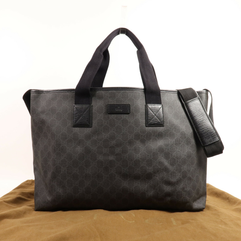 GUCCI 塗層帆布2 Way Shoulder手挽肩背兩用袋-15