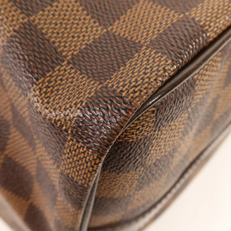 LOUIS VUITTON Damier Speedy Bandouliere 30金扣手挽肩背兩用袋-5