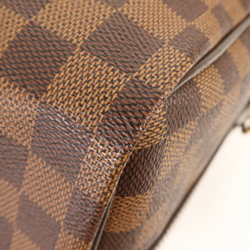 LOUIS VUITTON Damier Speedy Bandouliere 30金扣手挽肩背兩用袋-7