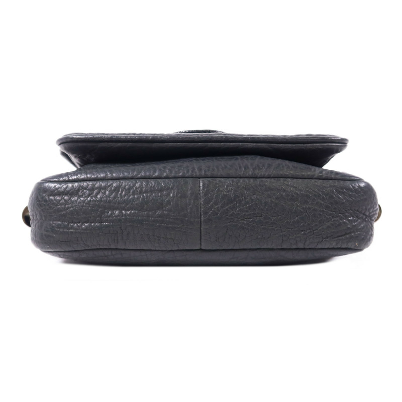 CHANEL 牛皮皮革Co Co Mark Bag銀扣肩背袋-3