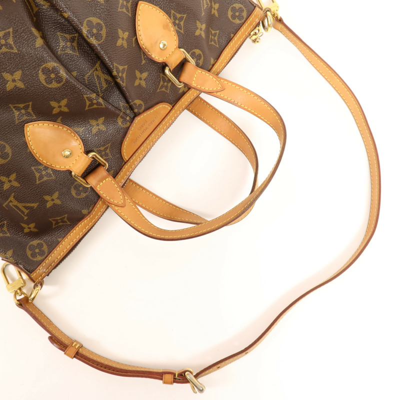 LOUIS VUITTON Monogram Palermo PM金扣手挽肩背兩用袋-4